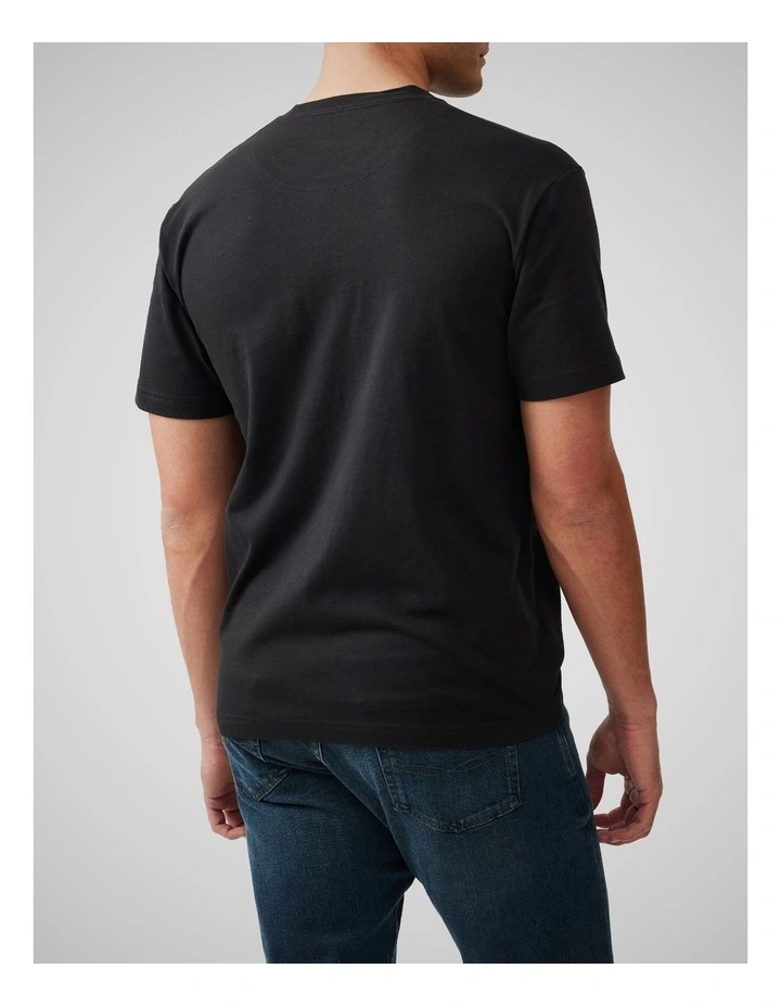 The Peaks Logo Tee in Onyx image 3