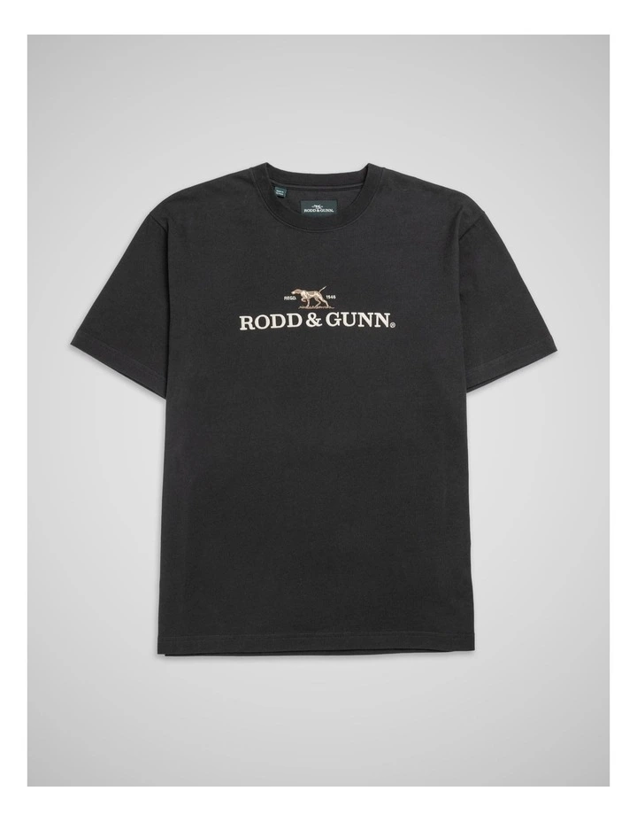 The Peaks Logo Tee in Onyx image 4