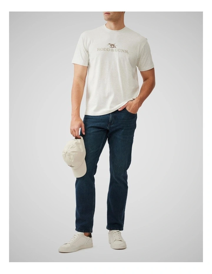The Peaks Logo Tee in Marble image 2