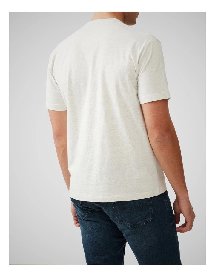 The Peaks Logo Tee in Marble image 3