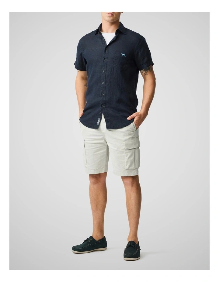 Cathedral Cove Short Sleeve Sports Fit Shirt in Midnight image 2