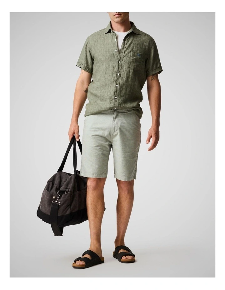 Cathedral Cove Short Sleeve Sports Fit Shirt in Kelp image 2