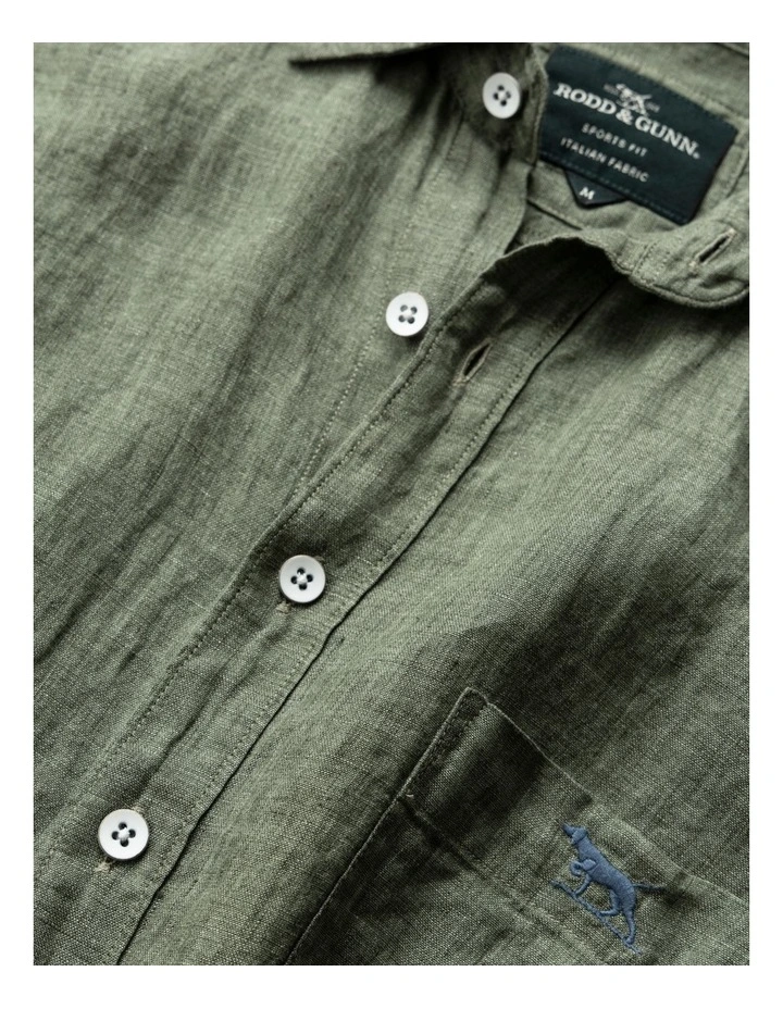 Cathedral Cove Short Sleeve Sports Fit Shirt in Kelp image 5
