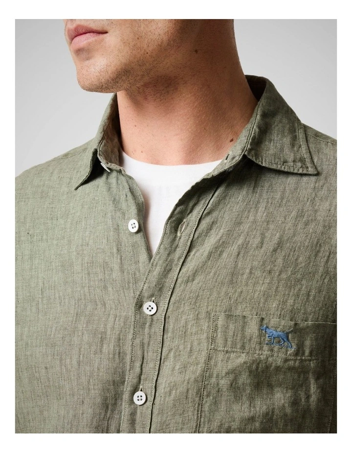 Cathedral Cove Short Sleeve Sports Fit Shirt in Kelp image 6