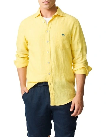 Coromandel 2 Long Sleeve Sports Fit Shirt in Sunshine