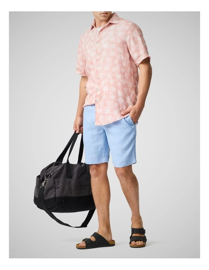 Linen 9 inch Resort Short in Chambray image 2