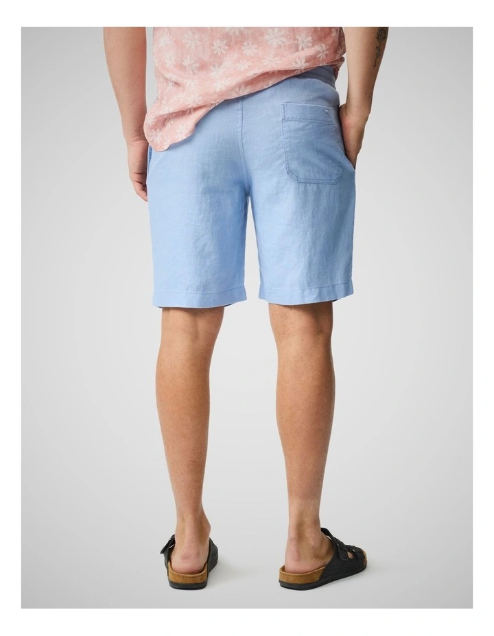 Linen 9 inch Resort Short in Chambray image 3