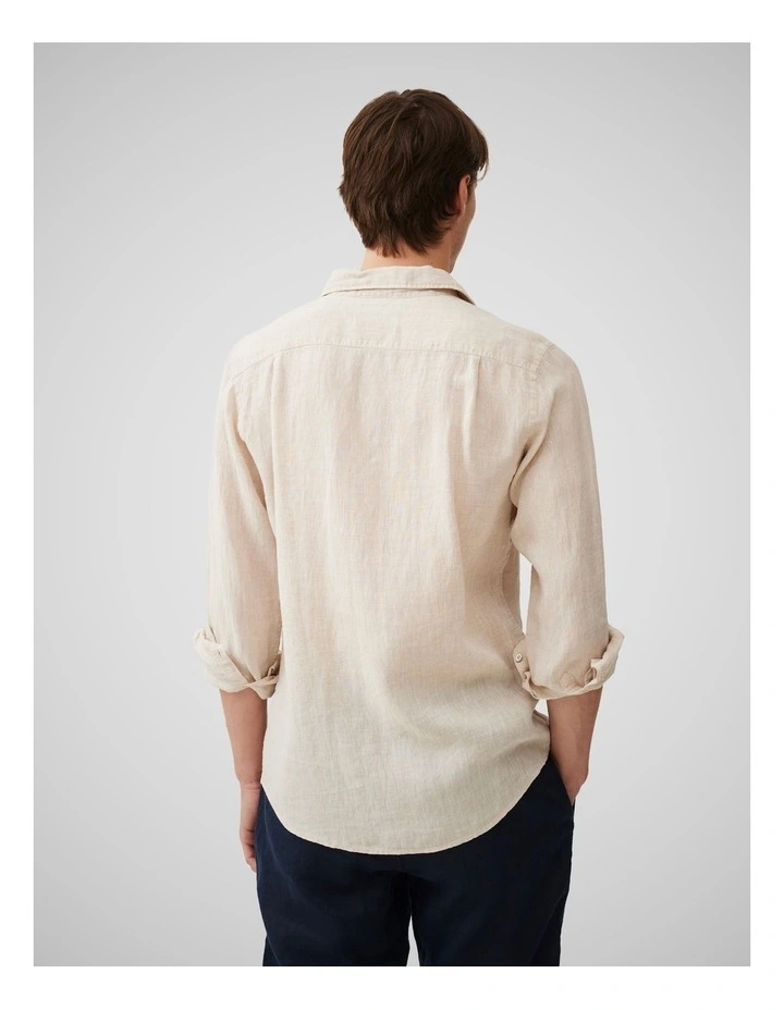 Coromandel 2 Long Sleeve Sports Fit Shirt in Natural image 3