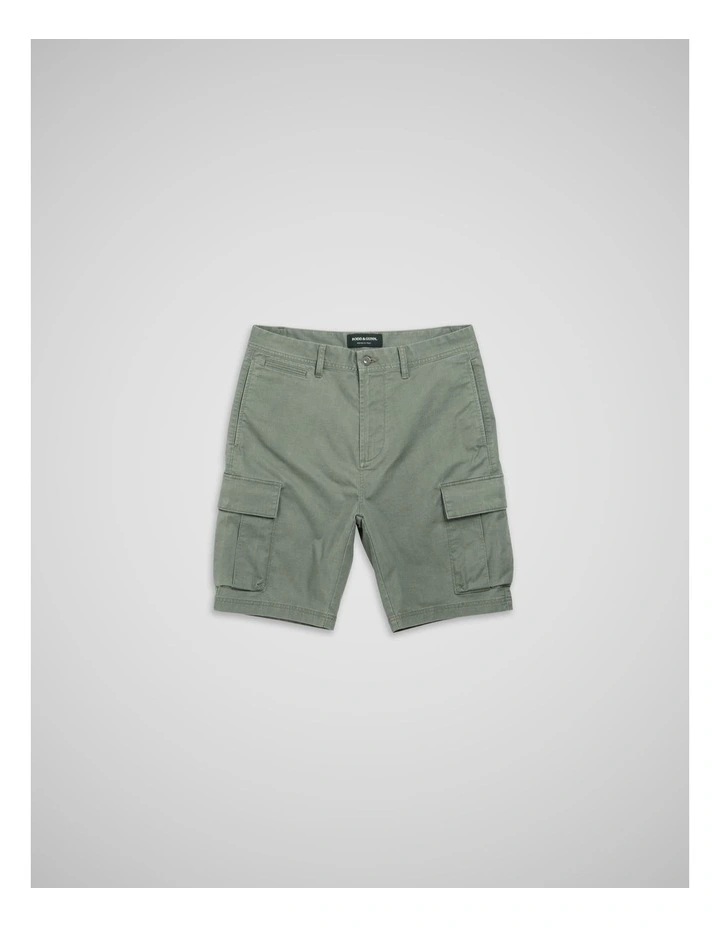 Arkles Bay Utility 9 inch Short in Army image 4