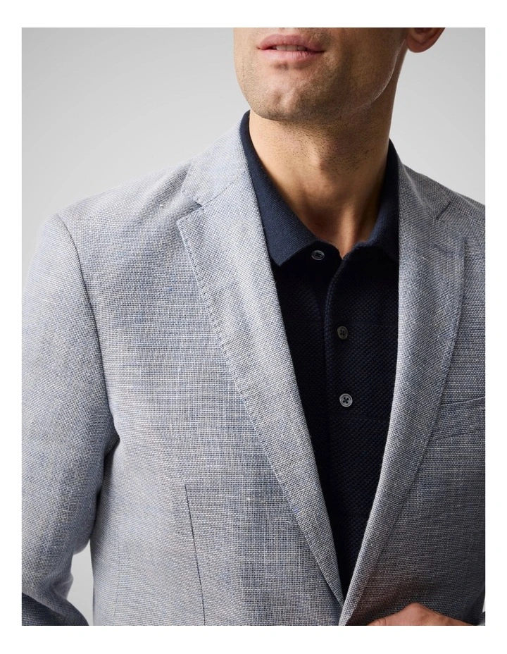 The Cascades Sports Fit Jacket in Sky image 5