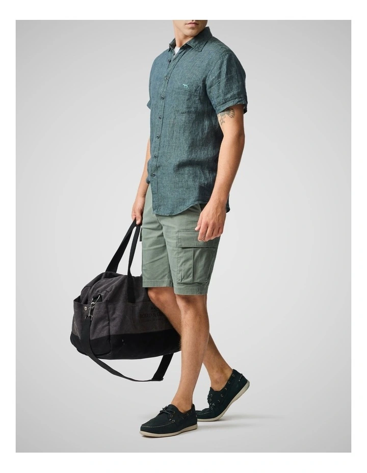 Cathedral Cove Short Sleeve Sports Fit Shirt in Ash image 2