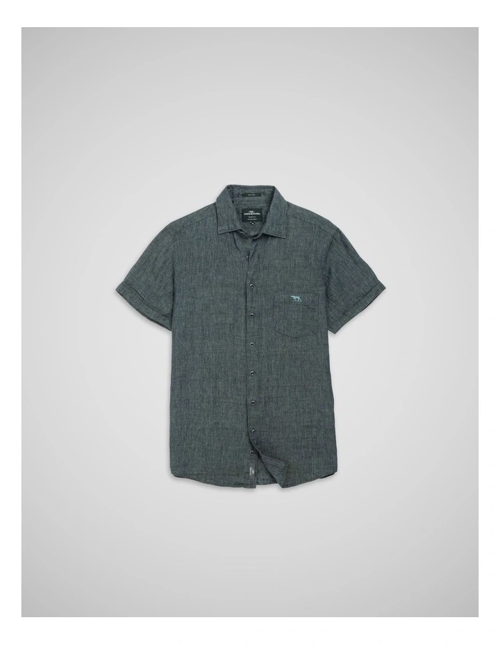 Cathedral Cove Short Sleeve Sports Fit Shirt in Ash image 4