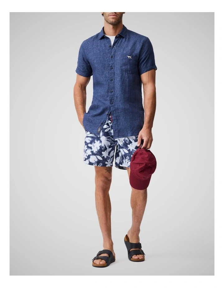 Cathedral Cove Short Sleeve Sports Fit Shirt in Marine image 2