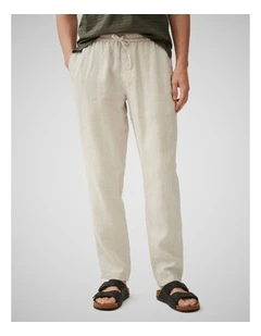 Linen Resort Pant in Oatmeal