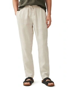 Linen Resort Pant in Oatmeal