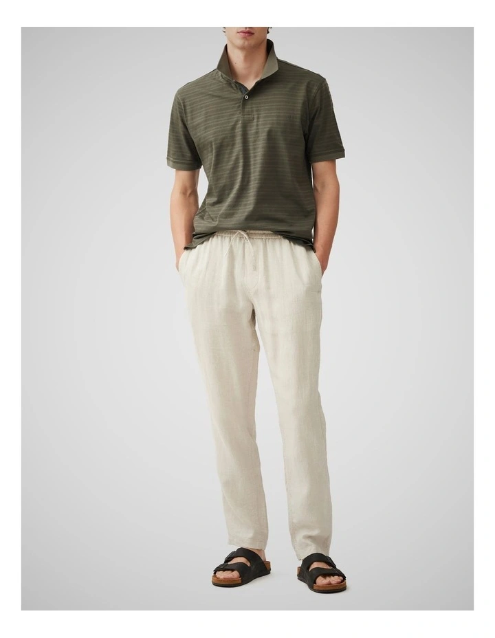 Linen Resort Pant in Oatmeal image 2