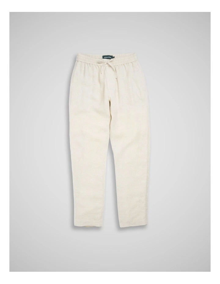 Linen Resort Pant in Oatmeal image 4