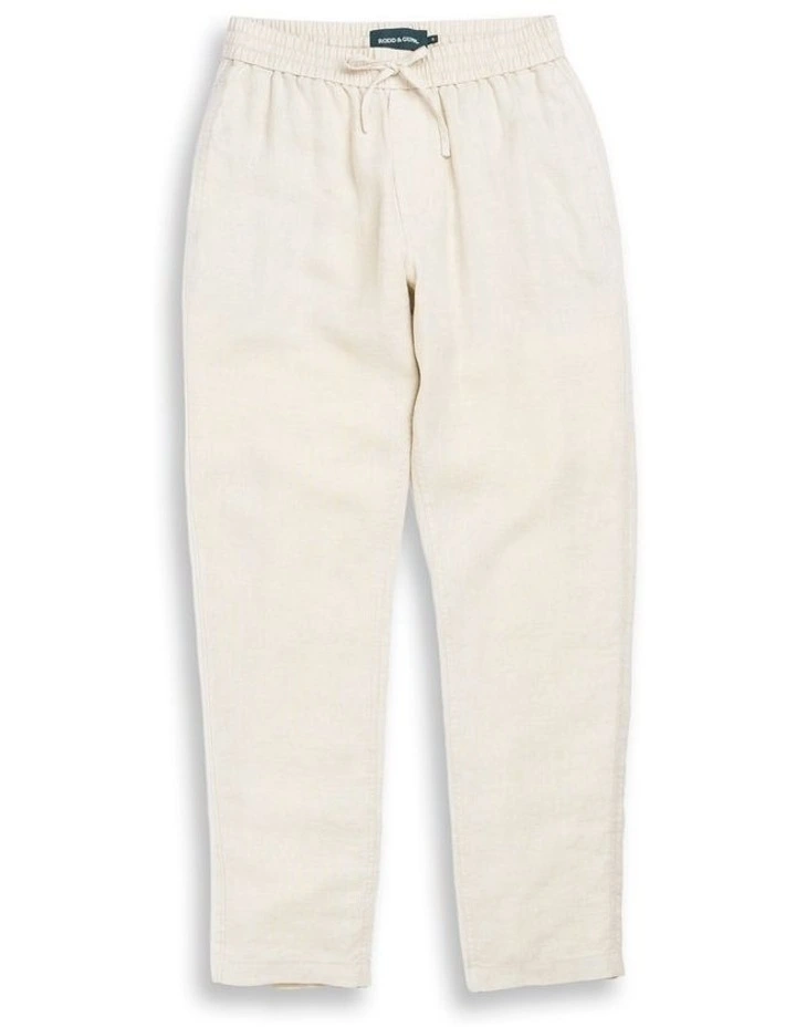 Linen Resort Pant in Oatmeal image 4
