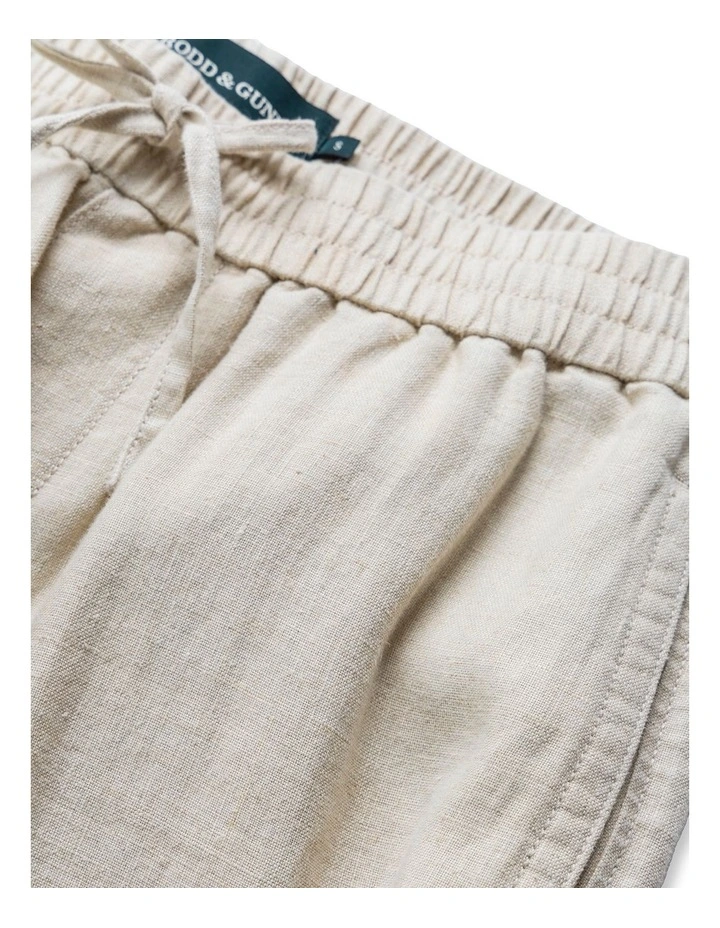 Linen Resort Pant in Oatmeal image 5