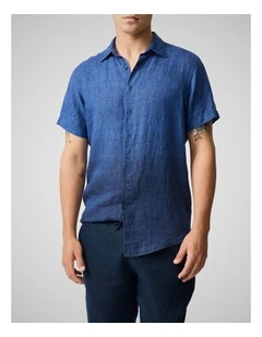 Cannons Creek Short Sleeve Sports Fit Shirt in Eclipse