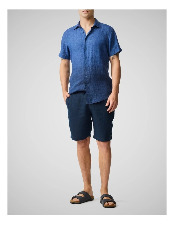 Cannons Creek Short Sleeve Sports Fit Shirt in Eclipse image 2