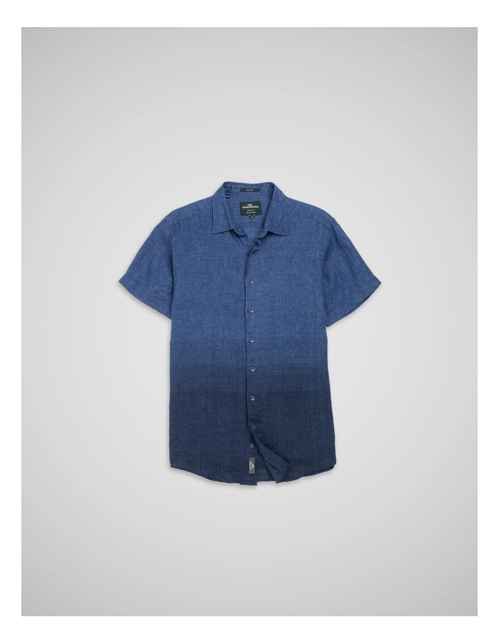 Cannons Creek Short Sleeve Sports Fit Shirt in Eclipse image 4