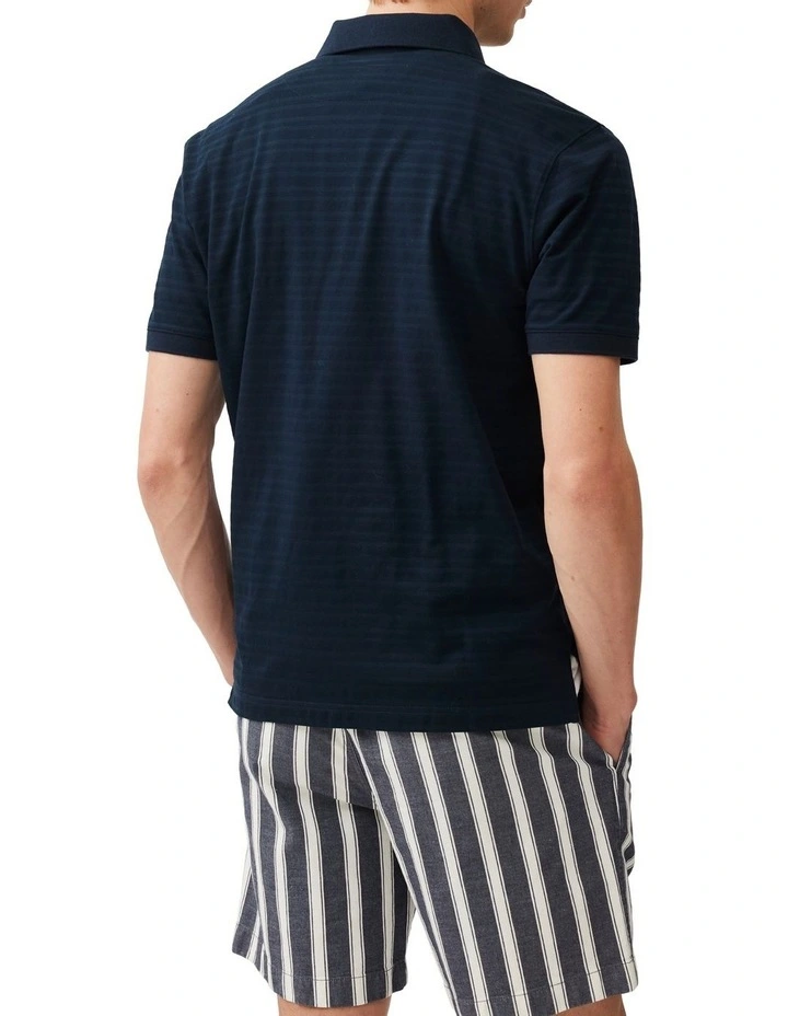 Evans Bay Sports Fit Polo in Midnight image 3