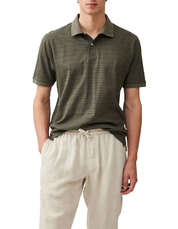 Evans Bay Sports Fit Polo in Forest image 1