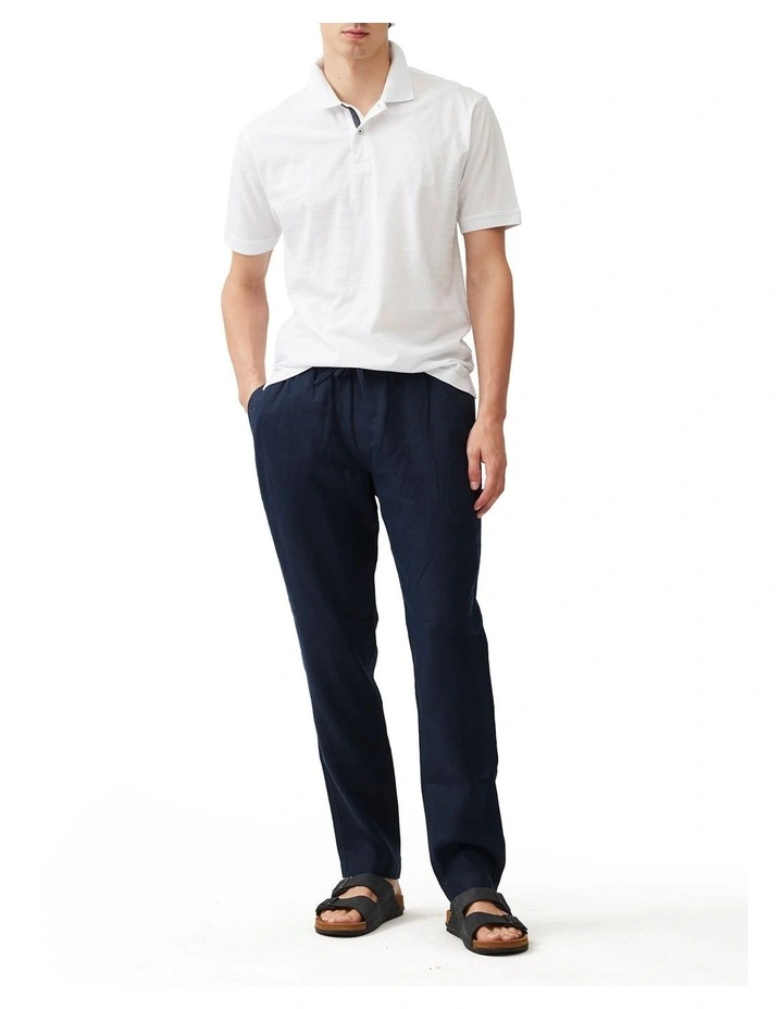 Evans Bay Sports Fit Polo Shirt in Snow image 2