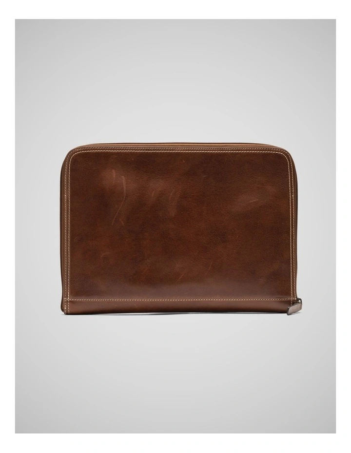 Picton File Large Bag in Cognac image 3