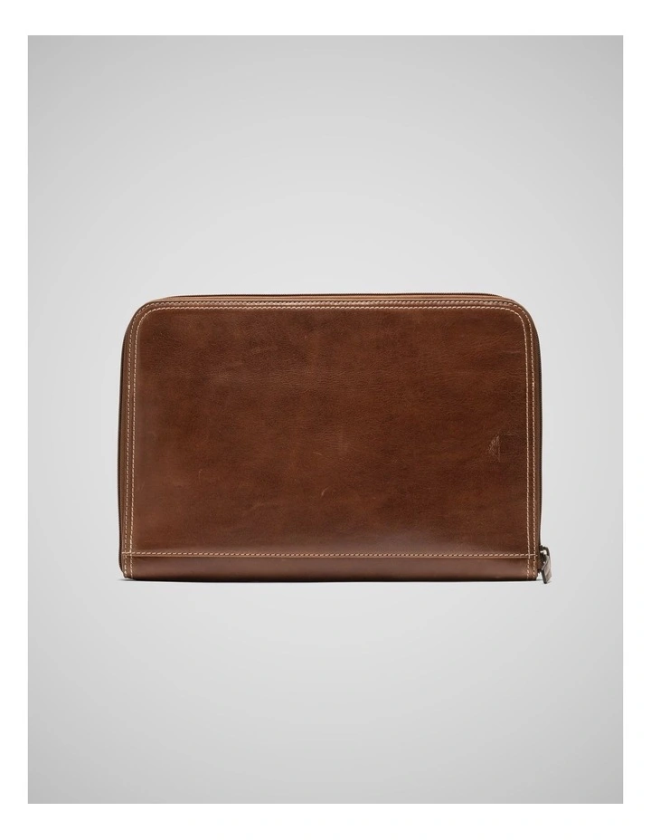 Picton File Medium Bag in Cognac image 3