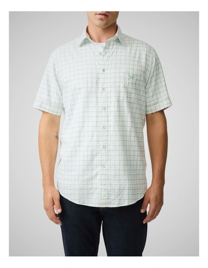 Timpanys Short Sleeve Shirt in White image 1