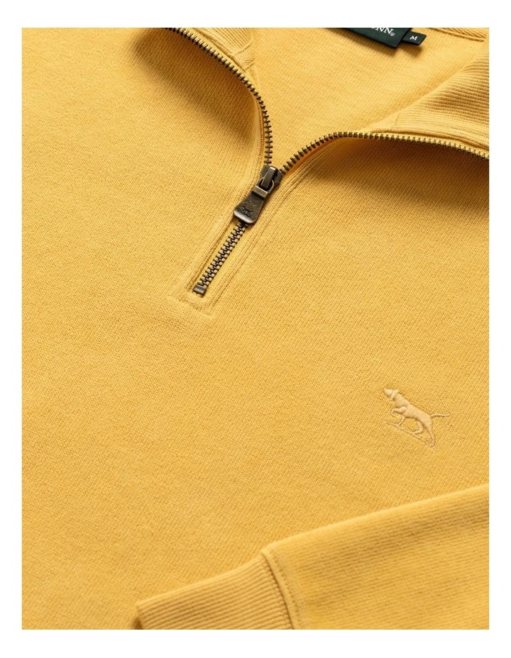Alton Ave Sweat Shirt in Mustard image 5
