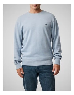 Crew Neck Sweat Shirt in Arctic