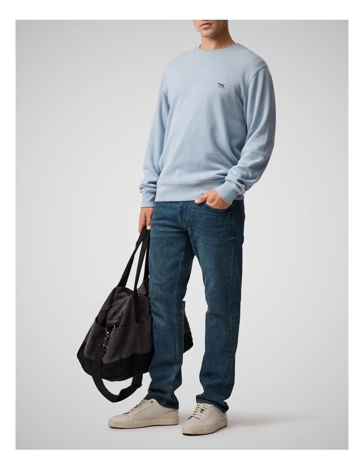 Crew Neck Sweat Shirt in Arctic image 2