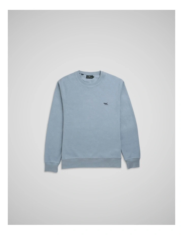 Crew Neck Sweat Shirt in Arctic image 4