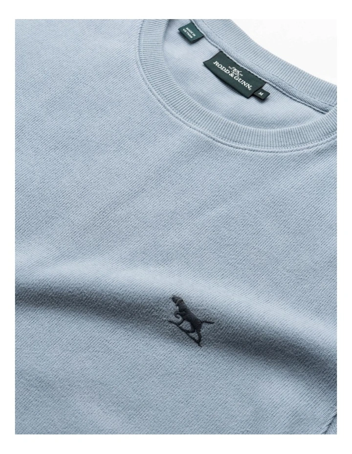 Crew Neck Sweat Shirt in Arctic image 5