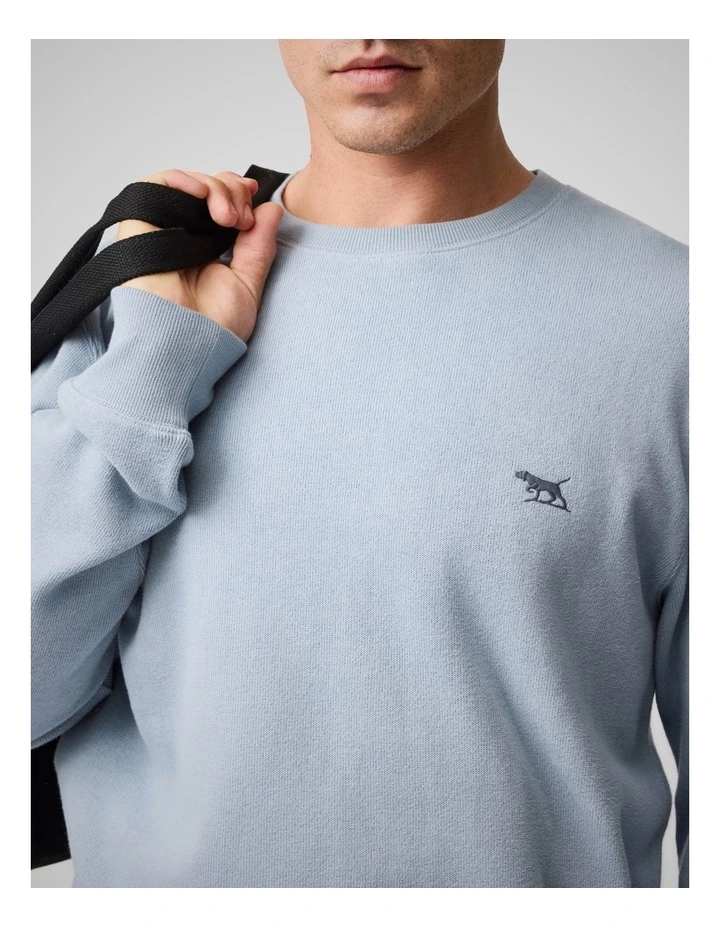 Crew Neck Sweat Shirt in Arctic image 6