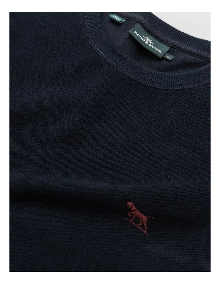 Crew Neck Sweat Shirt in Deep Sea image 5