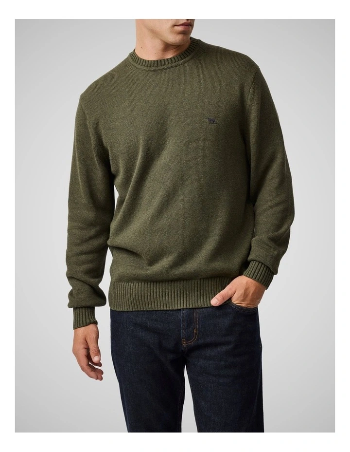 Gunn Crew Knit in Loden image 1