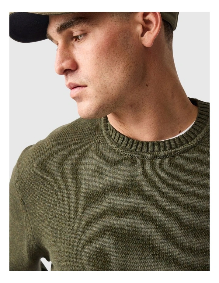 Gunn Crew Knit in Loden image 6