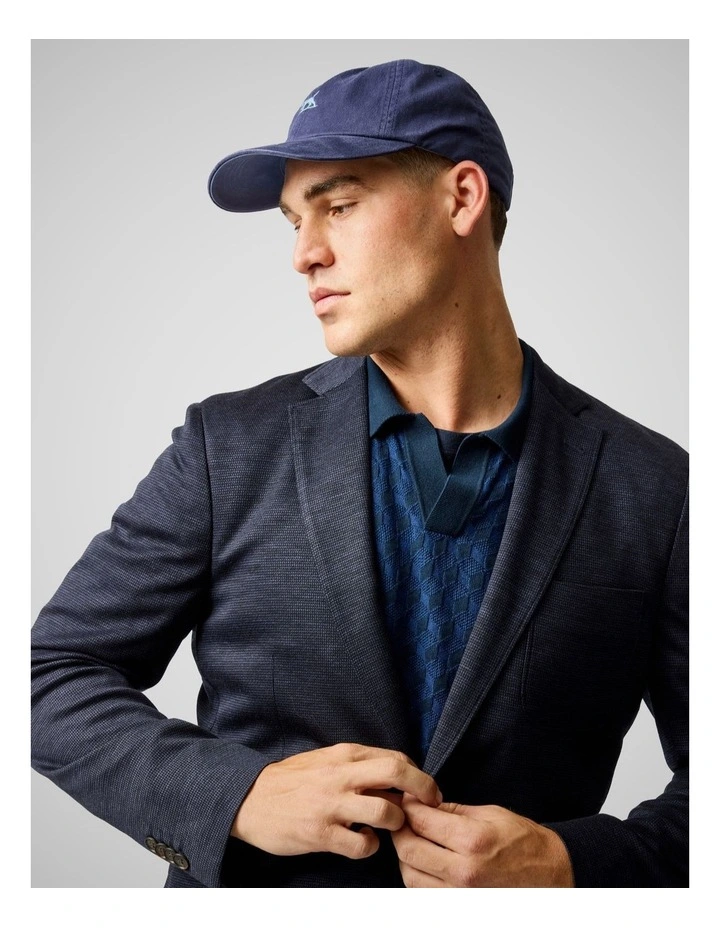 Moorefield Sports Fit Jacket in Indigo image 6