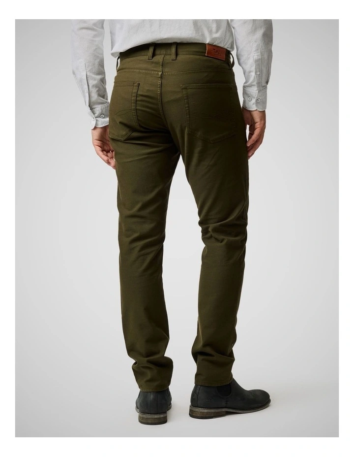 Motion 2 Straight Short Leg Jeans in Seaweed image 3