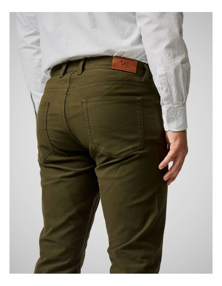 Motion 2 Straight Short Leg Jeans in Seaweed image 6