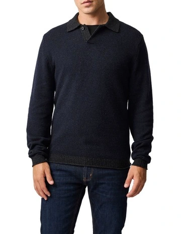 Marlin Knit  in Indigo