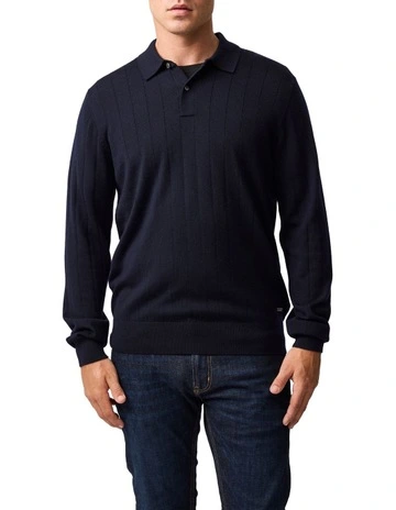 Murdoch Knit Sweater in Ink