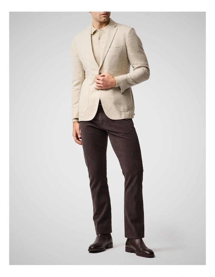 Mt Mason Sports Fit Jacket in Macadamia image 2