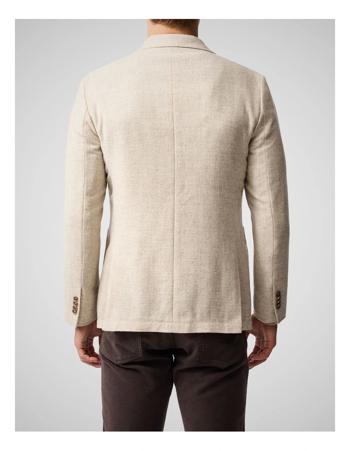 Mt Mason Sports Fit Jacket in Macadamia image 3