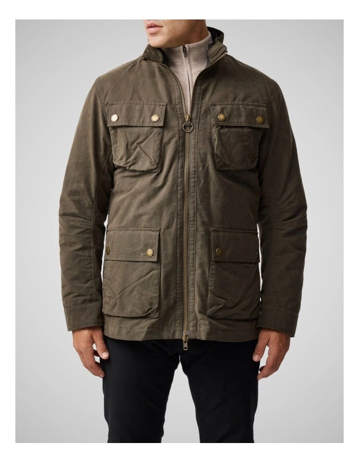 Aberdeen Jacket in Deep Olive image 1