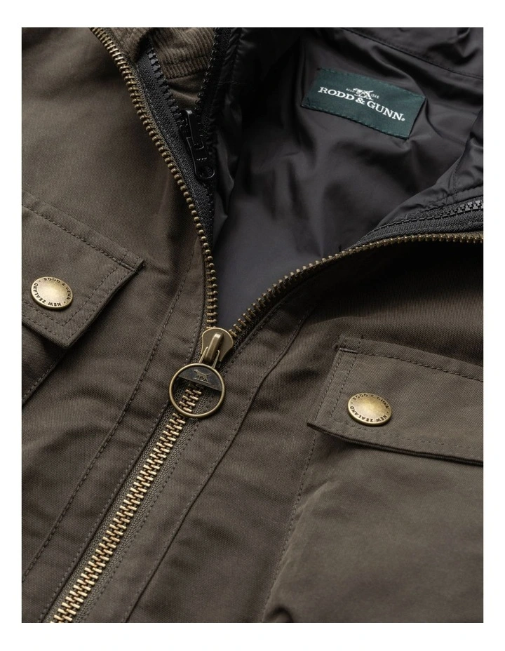 Aberdeen Jacket in Deep Olive image 5